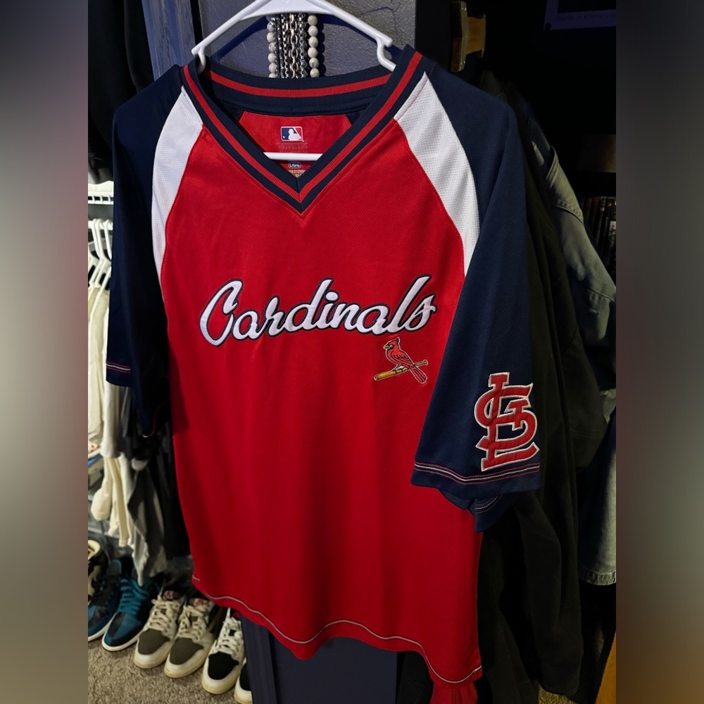 🔥St.Louis Cardinals MLB Baseball Jersey/Shirt Sewn Size Large🔥#7 Holliday